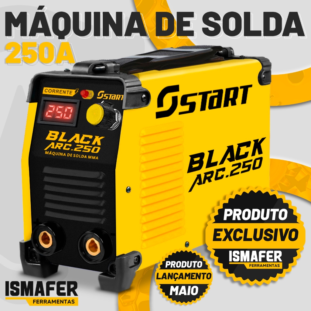 Maquina Inversora Solda Black Arc 250a Mma Tig Eletrodo 220v Start em Oferta na Shopee