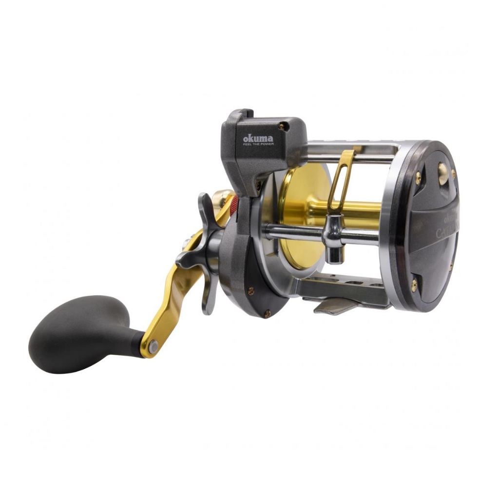 Carretilha Pesca Pesada Okuma Catalina Ct-305 Contador Linha