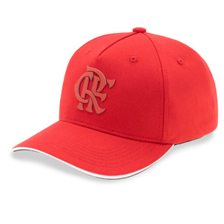 Boné vermelho Flamengo CRF aba vermelho e branco  (38069) em Oferta na Shopee