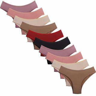 Kit 5 Calcinhas 100% Algodão Confortável Básica Cores Variadas em Oferta na Shopee