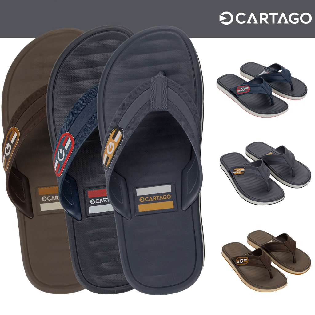 Chinelo Masculino De Dedo Cartago Paris Casual Confortável Para o Dia a Dia
