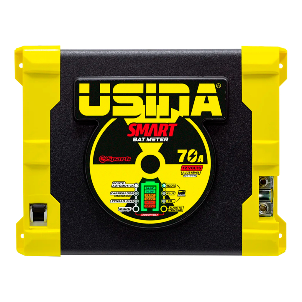 Fonte Carregador Usina 70a Smart Battery Meter Bivolt