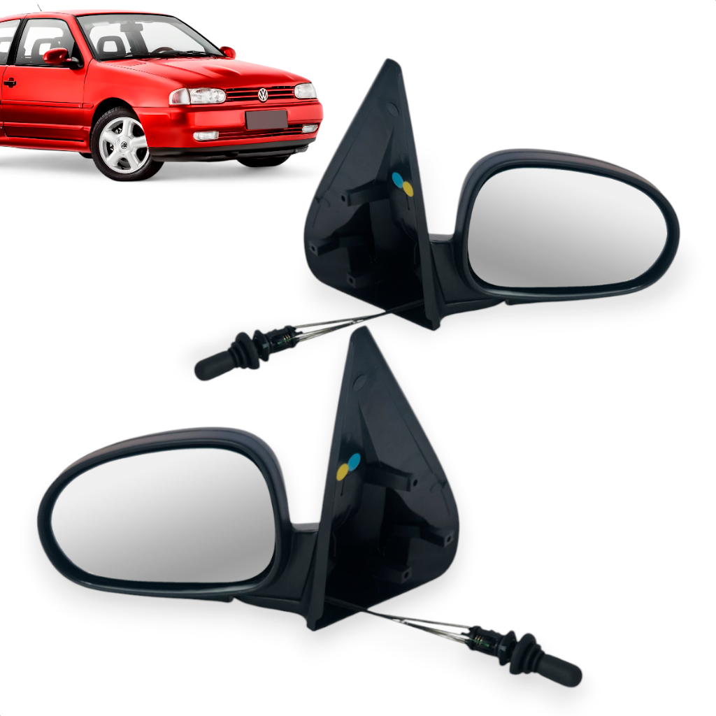 Retrovisor Gol Bola G2 96 97 98 99 2 Portas Sem Controle