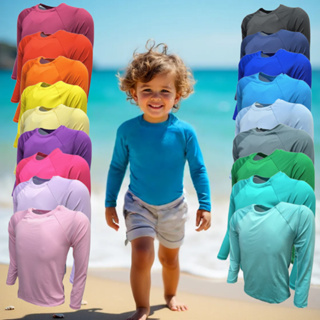 Camisa Proteção Uv50  Infantil 01 ao 08 anos Moda Praia em Oferta na Shopee