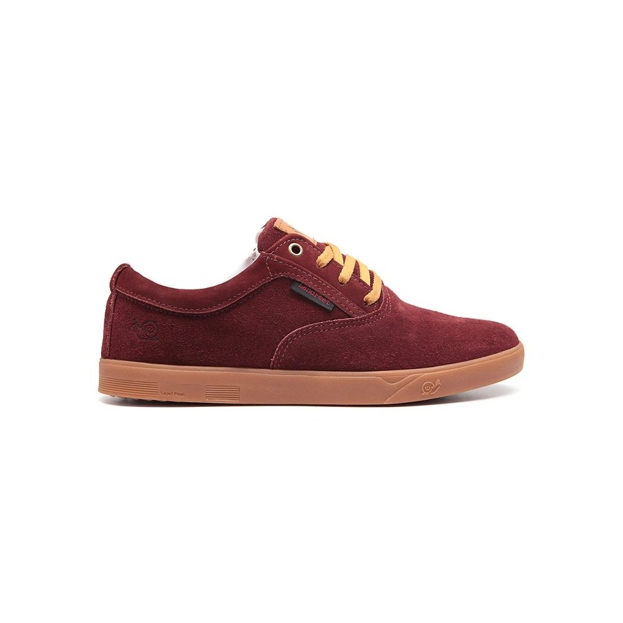 TÊNIS LANDFEET SKATE FIVE-O VINHO-LATEX