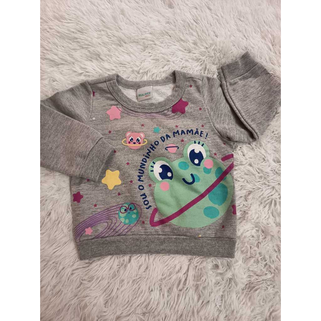 Conjunto Infantil Feminino Malwee - Tamanho M/G - Conjunto Bebê Menina Inverno