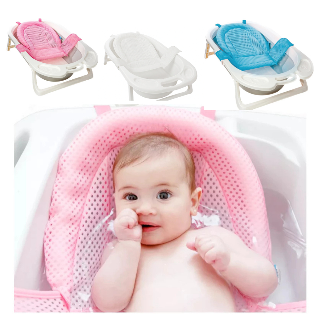 Rede de Banho para Banheira Bebê Infantil PREMIUM– Ajustável, Antiderrapante e Macia BABY PIL em Oferta na Shopee
