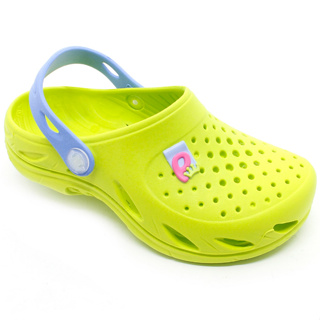 Babuche Sandália Chinelo Infantil Plugt Menina Confortável Macio Leve Básico Enfeite Verde Neon Azul em Oferta na Shopee