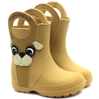 Galocha Infantil Cachorro caramelo  Menino Meninas Com Alça Leve em Oferta na Shopee