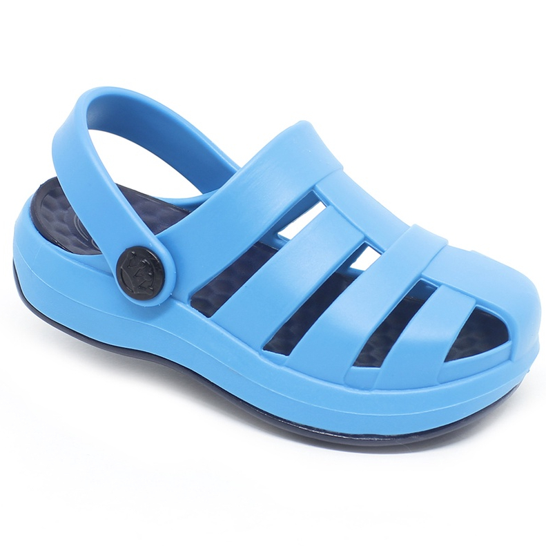 Babuche Para Meninos Sandália Chinelo Papete Infantil Plugt Menino Pop Azul Neon - Baby & Kids Fashion