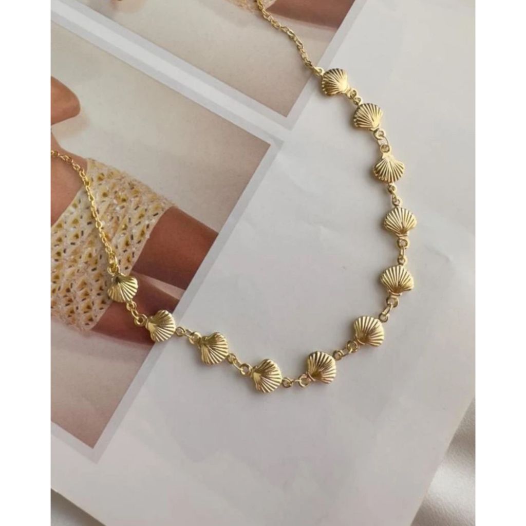 Choker Gargantilha Concha Feminina - Versátil e Elegante