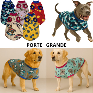 Roupa para Cachorro de Porte Grande Cães Cão Roupinha de Inverno Frio Golden Husky Pastor Alemão em Oferta na Shopee