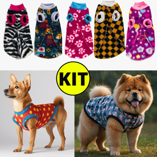 Roupa para Cachorro Roupas Pet Vestido Roupinha de Frio Soft Inverno Roupa de Cachorro Grande Soft em Oferta na Shopee