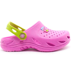 Babuche Sandália Chinelo Infantil Plugt Menina Confortável Básico Rosa Pink Verde Neon Promoção