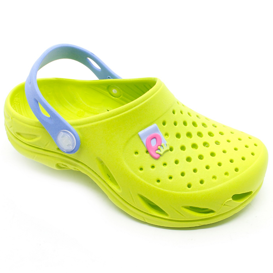 Sandália Babuche Chinelo Infantil Plugt Kids Menina Confortável Macio Básico Enfeite Verde Neon Azul - Baby & Kids Fashion
