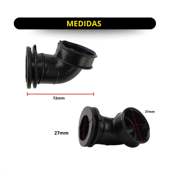 Tubo Condutor Ar Phoenix 50 + Phoenix 50 Gold Shineray Modelo Original — imagem 2 de 2