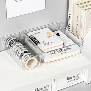 Kit 7 e Kit 14 Organizadores Multiuso para Gavetas, Armários, Geladeiras Potes em Acrílico