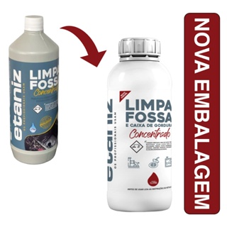 Limpa Fossa Concentrado 1 L Dissolve Gordura E Crosta Etaniz em Oferta na Shopee