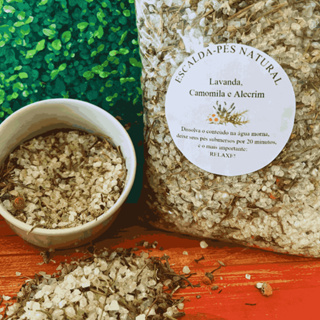 Escalda Pés 1kg Lavanda c/ Camomila e Alecrim em Oferta na Shopee