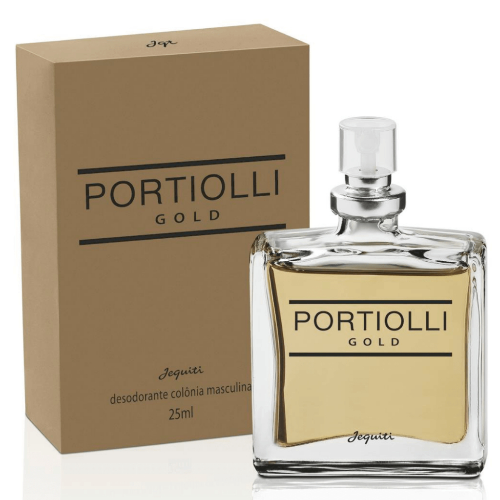 Perfume Desodorante Colônia Masculina Jequiti Portiolli Gold – 25 ml