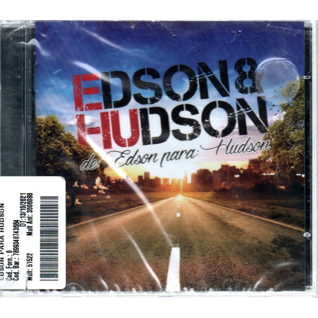 CD EDSON & HUDSON - DE EDSON PARA HUDSON ( LACRADO )