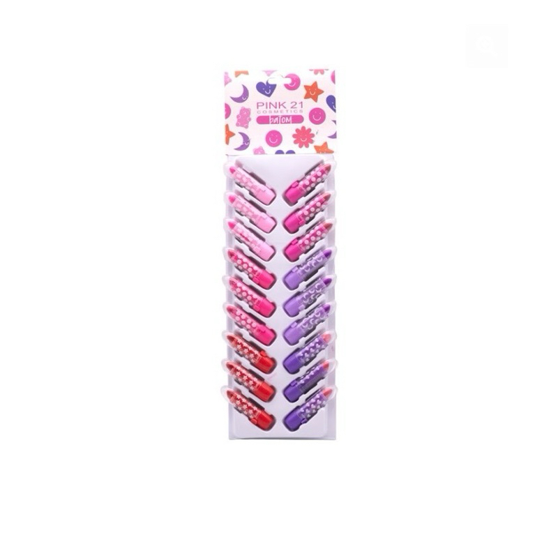 Batom Infantil Pink 21 CS-4376 6 opções de cores