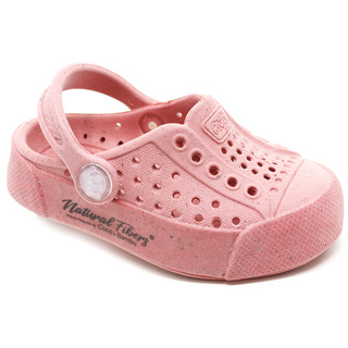 Sandália Babuche Chinelo Infantil Plugt Menina Fibras Naturais Coco Bambu Leve Confortável Coral em Oferta na Shopee