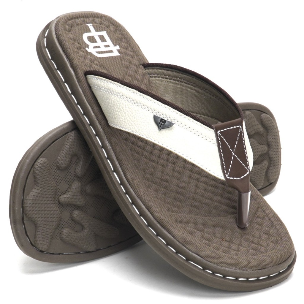 Chinelo Sandália Masculino Couro Legitimo Antistress Ortopédico Anatômica