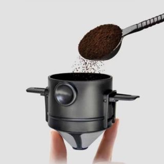 Mini Filtro De Café Chá Coador De Café Reutilizável Portátil Inox em Oferta na Shopee