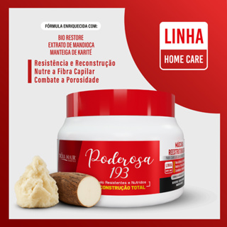Máscara Poderosa Tróia Hair 250g | Pós-Química com Bio Restore e Mandioca(Hidratação e Reconstrução) em Oferta na Shopee