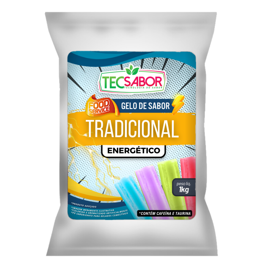 Aroma para gelo de sabor energético faz 500 gelos com cafeina e taurina os mais vendidos