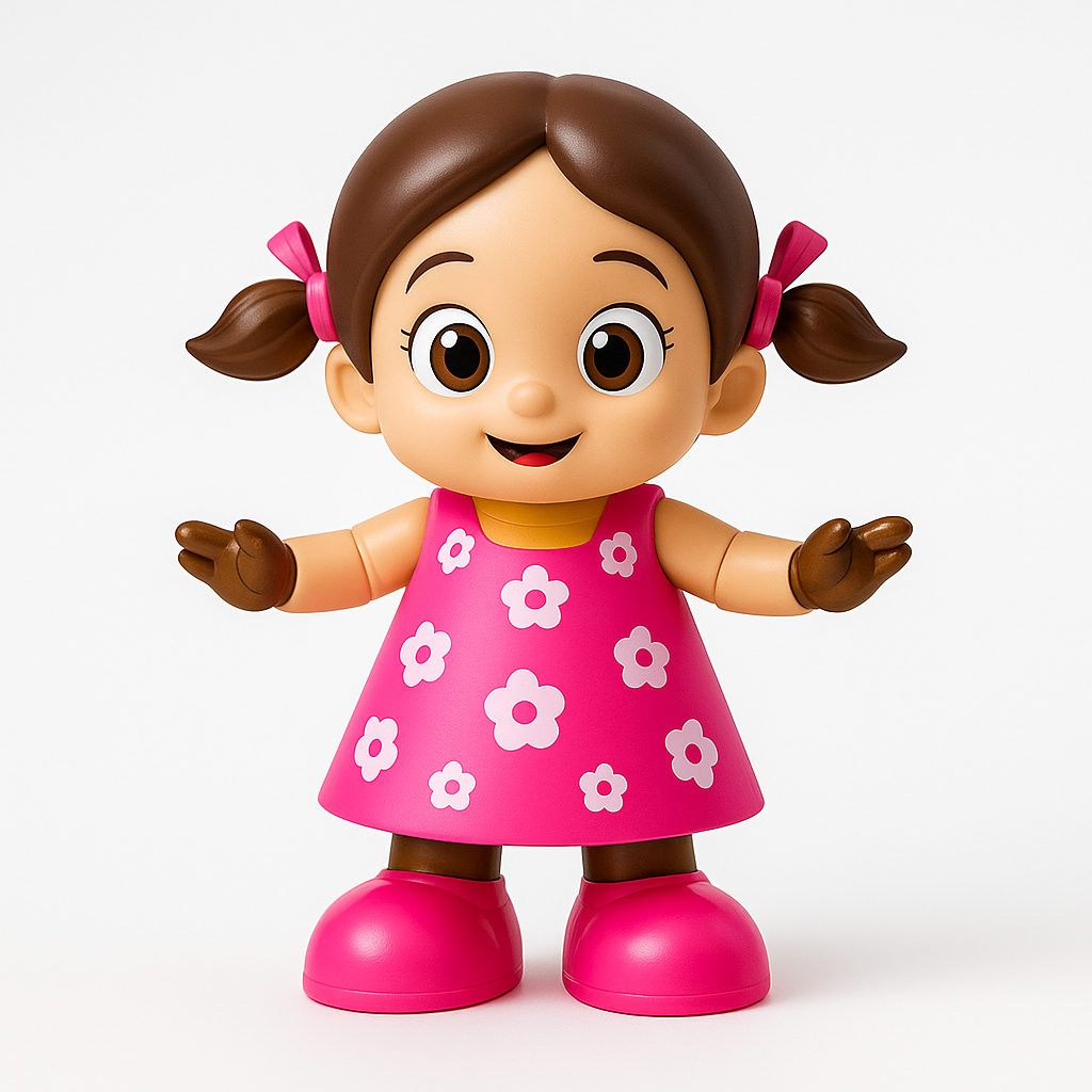 Boneca Dançarina Dança Musical Com Luz e Som Fun Dance Girl Brinquedo Infantil