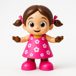 Boneca Dançarina Dança Musical Com Luz e Som Fun Dance Girl Brinquedo Infantil