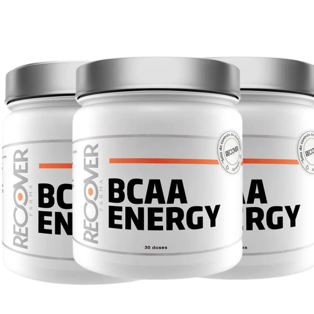 BCAA Energy - Kit com 3 Unidades - Recover Farma