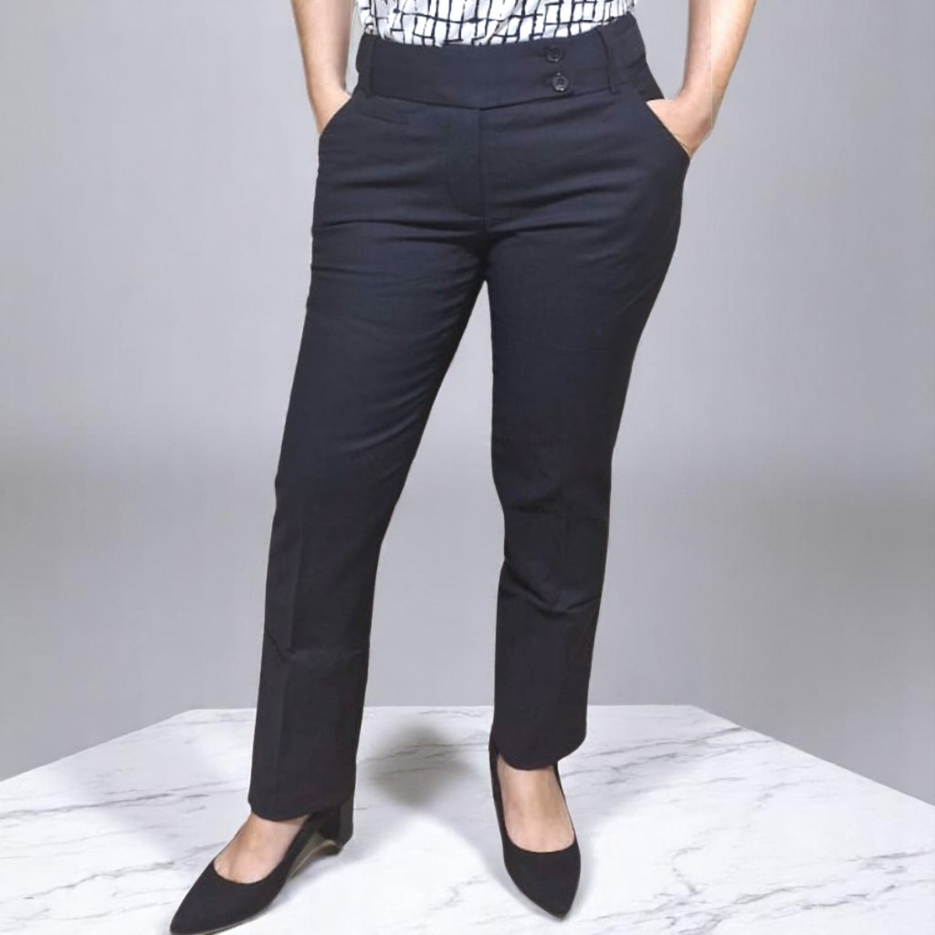 Calça Social Feminina Alfaiataria Cintura Alta | Acabamento Fino, Elegante, Ideal Trabalho e Reunião