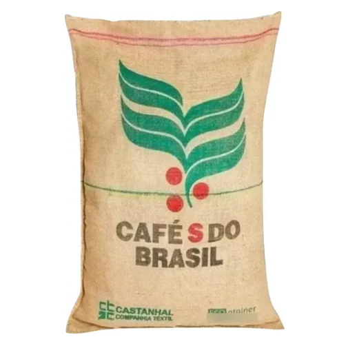 Saco de juta - Saco de estopa - Café do Brasil - Tamanho 70x98cm - NOVO - ORIGINAL