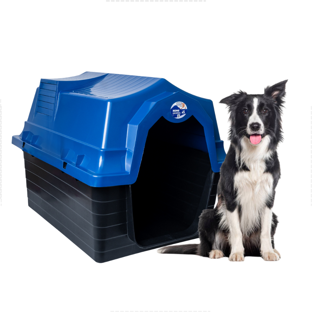 Casinha de Cachorro Grande N5 Azul Casa Pet Com Proteção Raios UV Desmontavel Resistente em Oferta na Shopee