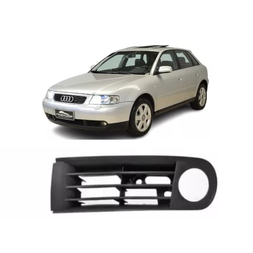 Grade Moldura Farol Milha Audi A3 2001 2002 2003 2004 2005 2006 Lado Esquerdo