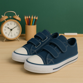 Tênis escolar seguro Infantil N°18 ao 36 Carrapicho Velcro confort criança menino menina em Oferta na Shopee