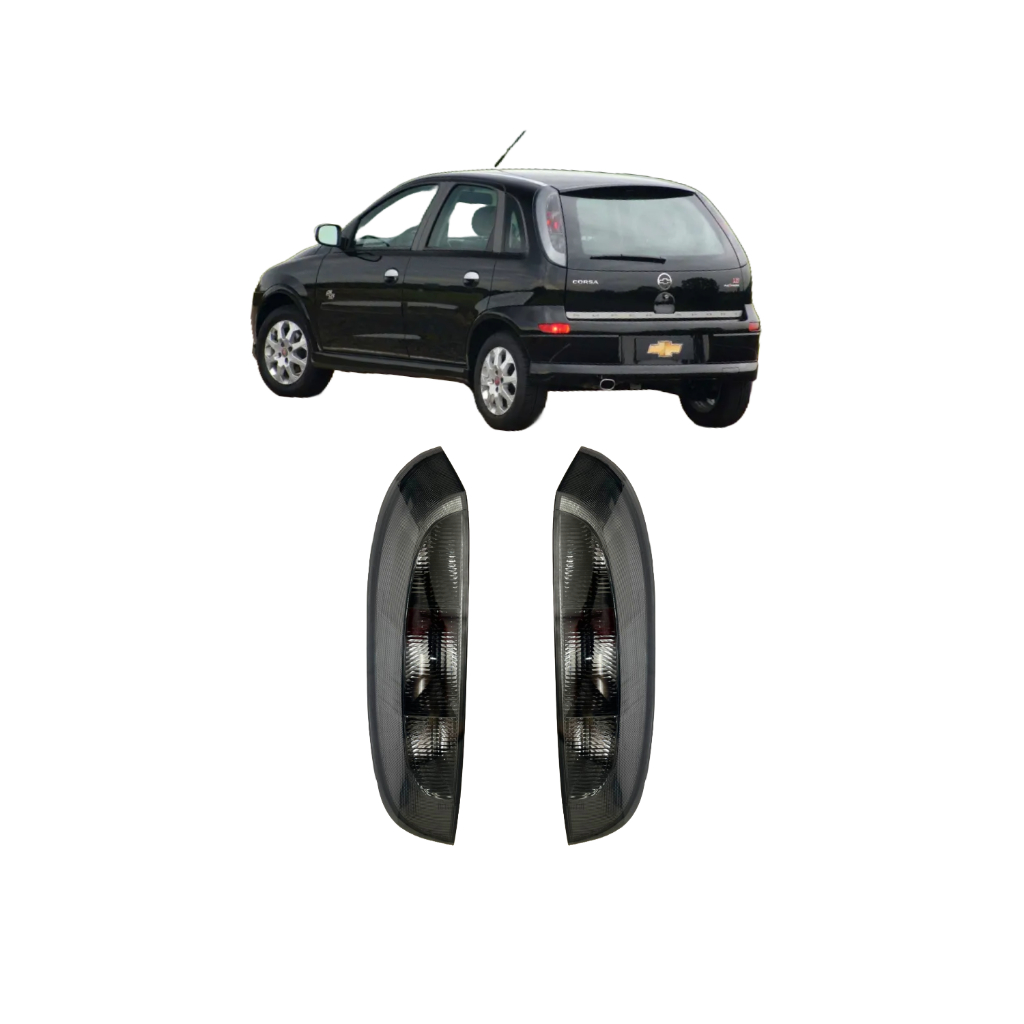 Par Lanterna Traseira Corsa Hatch 2002 2003 2004 2005 2006 2007 2008