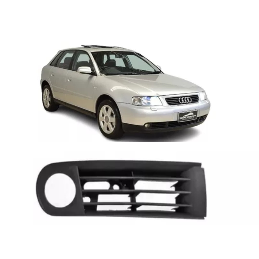 Grade Moldura Farol Milha Audi A3 2001 2002 2003 2004 2005 2006 Lado Direito.
