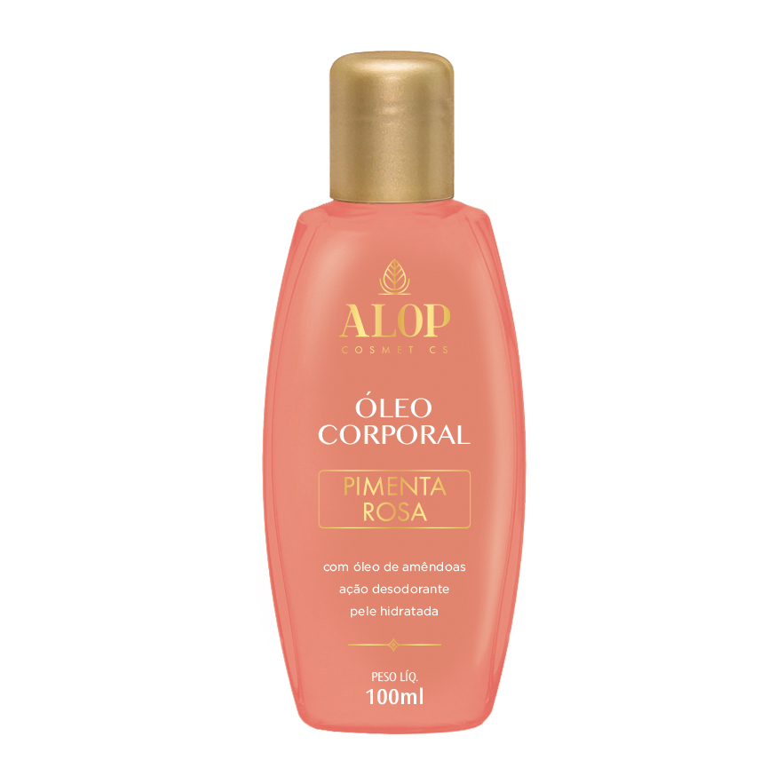 Óleo Desodorante Corporal Hidratante Pimenta Rosa 100ml