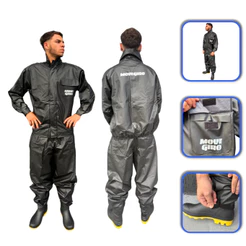 Capa de Chuva Moto Impermeável Conjunto Jaqueta + Calça Motoboy Adulto