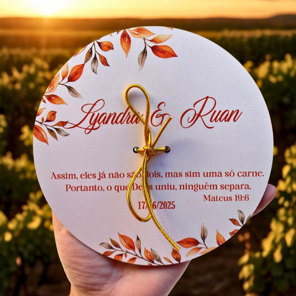 PORTA ALIANÇA PARA CASAMENTO PERSONALIZADO TERRACOTA I ENVIO EM 24 HORAS