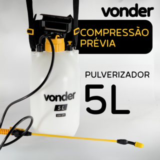 Pulverizador 5 Litros, 2L e 1,5L Agrícola Leve Jato Regulável Alça lateral Jardinagem - VONDER em Oferta na Shopee