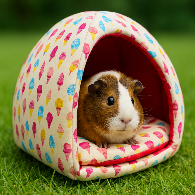 Toca Roedores Toquinha Cabana Porquinho da Índia Mini Coelho Caminha Cama Cercadinho