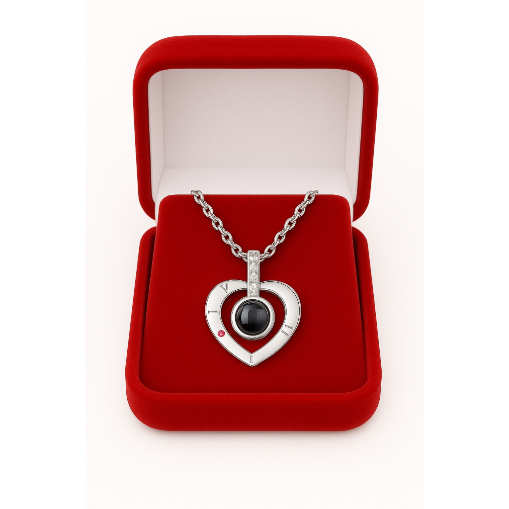 Imagem Colar Feminino Eu Te Amo em 100 Idiomas Línguas Romântico e Criativo Presente para Dia dos Namorados