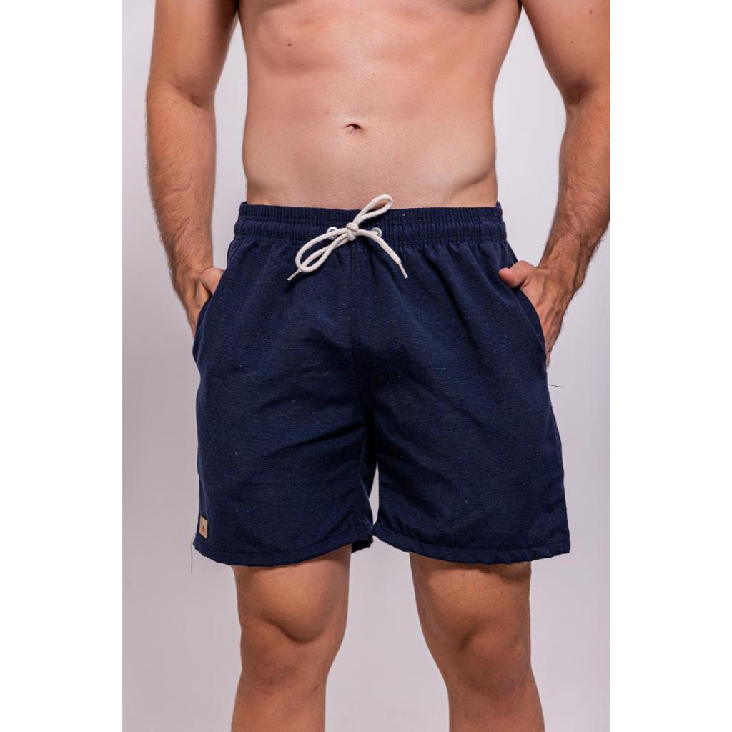 Short mauricinho Linho amaciado colorido slim basico bermuda sport fino bolso embutido cadarços moda praia sarja colorid