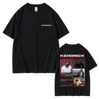 Camiseta  Kendrick Lamar Adulto/Infantil Lançamento Camiseta Em Algodao