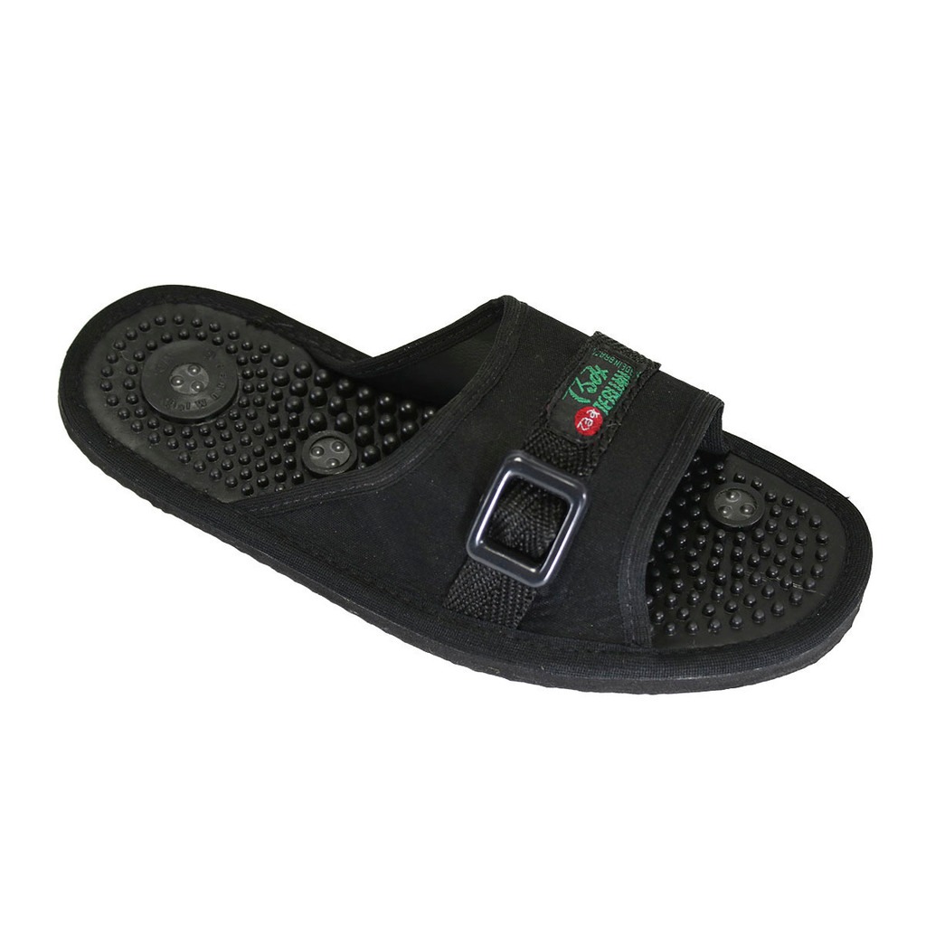 Sandália Massageadora Magnética Super Home Preto Par - Terumi